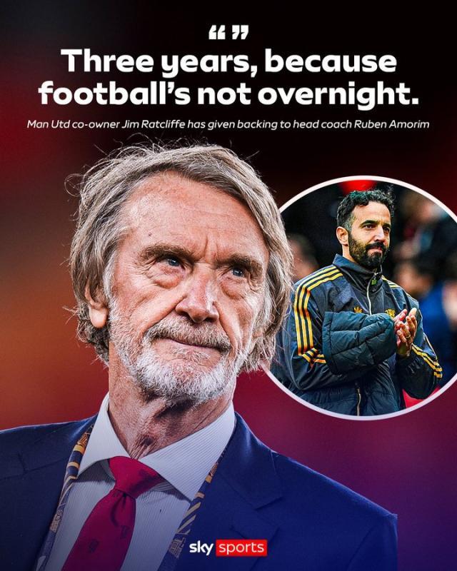 开云APP-拉爵力挺阿莫林：给足他3年时间！曼联会越来越有钱